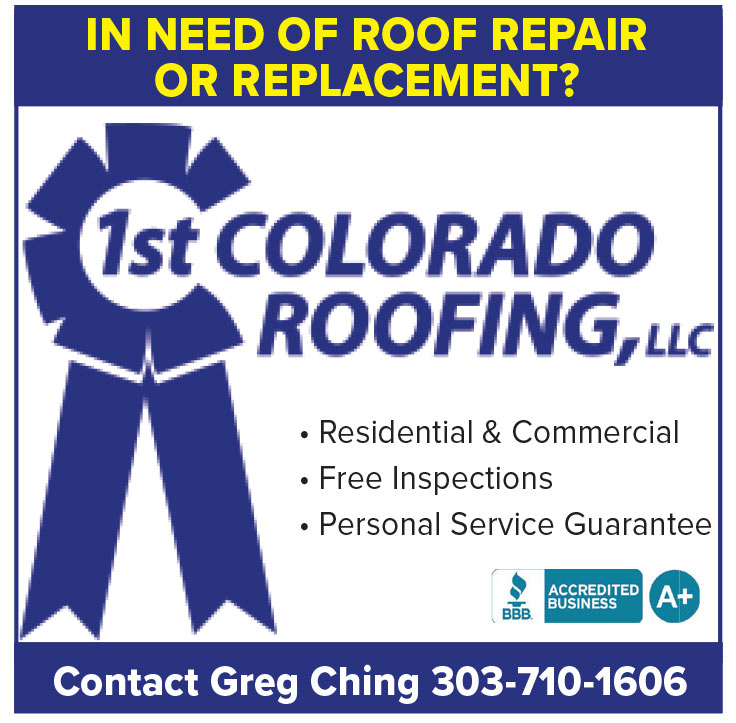 1st Colorado Roofing advertisement