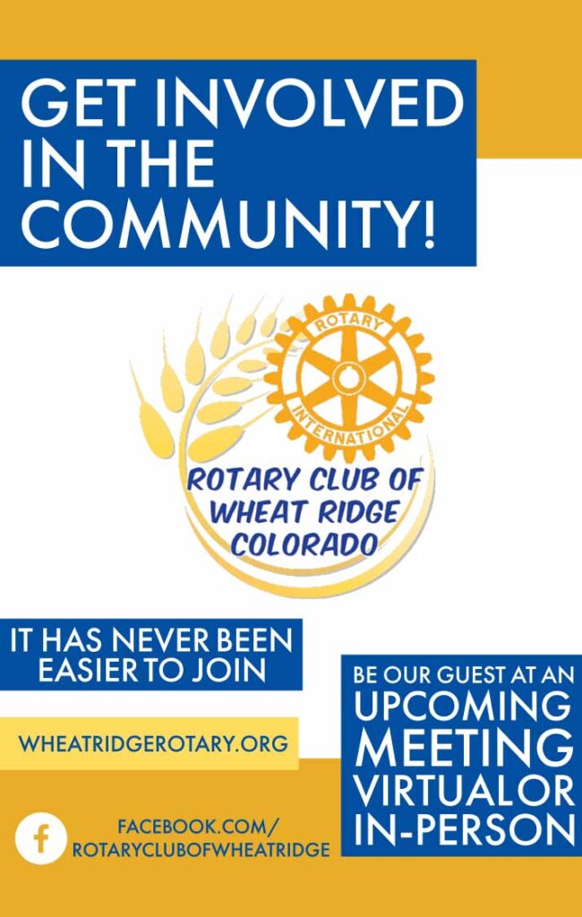 Rotary Club of Wheat Ridge advertisement